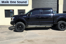 2018 Ford F-150 with professional window tint in North Bay